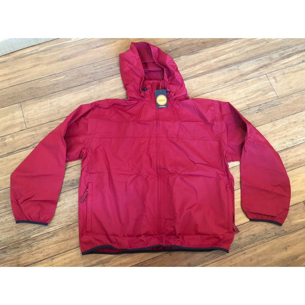 Izod Golf Packable Jacket Mens XXL Ted Zipper Hood